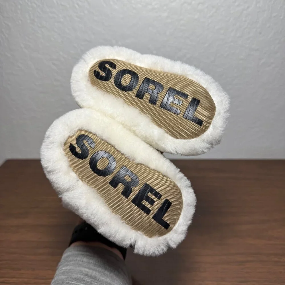 Sorel Infant Unisex Bear Paw Shearling Bootie Slipper Crib Shoe Baby Furry NWOT